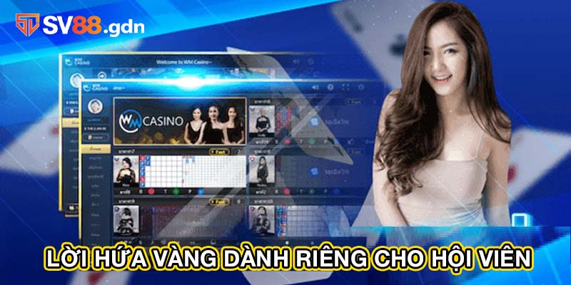  Lời hứa vàng dành riêng cho hội viên